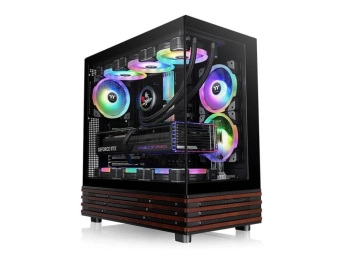 Thermaltake View 270 Plus WSARGB, Mid Tower,tempered glasswood, 3xARGB fans, VGA: 420mm