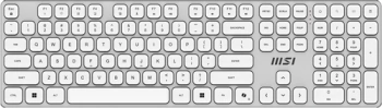 Tipkovnica+miš MSI FORGE K210 W COMBO W US