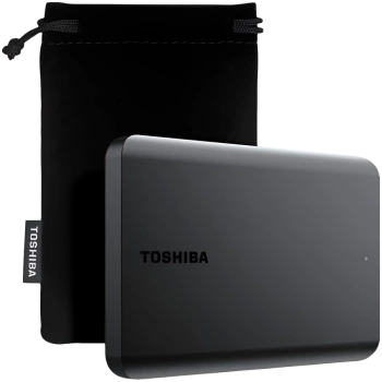 Toshiba External Hard Drive Canvio Basics Excl (2.5" 4TB, USB3.2 Gen 1, Black)