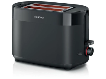 Toster BOSCH MyMoment TAT2M123, Crna, Dvije kriške, Snaga  800-950 W