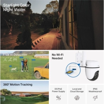 TP-Link Outdoor Pan/Tilt 4G LTE Camera Tapo C501GW
