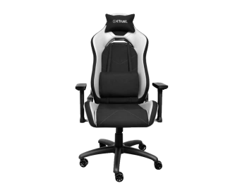 Trust GXT 714W gaming stolica RUYA, crno-bijela, udobna,podesiva, ergonomska, eko materijal