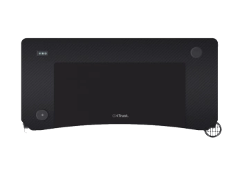 Trust GXT710 Luminus Pro RGBgaming sto, wireless punjač,120x60x74 cm, crni