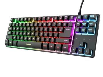 Trust GXT833 THADO TKL Illuminated Keyboard, Black