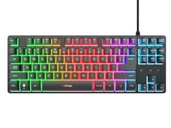 Trust GXT833 THADO TKL Illuminated Keyboard, Black