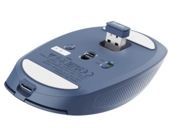 Trust OZAA compact wirelessmiš, 800-3200 dpi, optički,3 načina konekcije, punjiva baterija