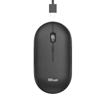 Trust Puck wireless punjivimiš, ultra-thin, silent,800-1600 dpi, obje ruke, 4 tipke