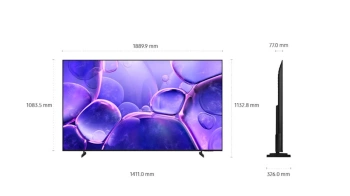 TV SAMSUNG Crystal UHD 4K  65" U8092H