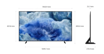 TV SAMSUNG QLED 4K Vision AI 65" Q8F