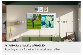 TV SAMSUNG The Frame 4K Vision AI 55" LS03F