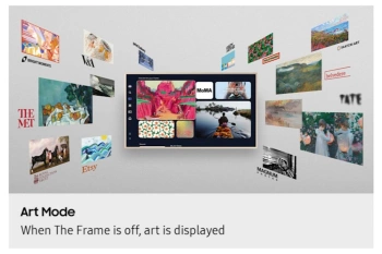 TV SAMSUNG The Frame 4K Vision AI 55" LS03F