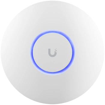 UBIQUITI U6+, WiFi 6, 4 spatial streams, 140 m² (1,500 ft²) coverage, 300+ connected devices, Powered using PoE, GbE uplink.