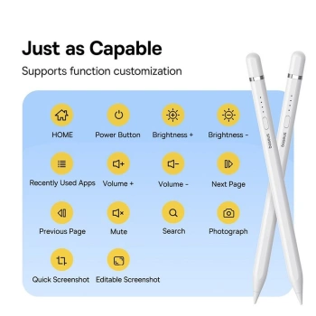 Univerzalna aktivna olovka BASEUS kompatibilna sa iPad + kabl USB A - Lightning