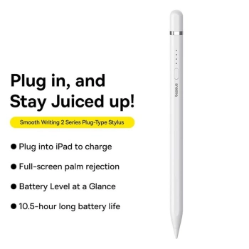 Univerzalna aktivna olovka BASEUS kompatibilna sa iPad + kabl USB A - Lightning