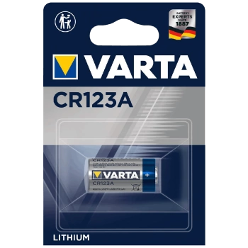 Varta Baterija litijska CR123A, 3V, blister pak. 1 kom
