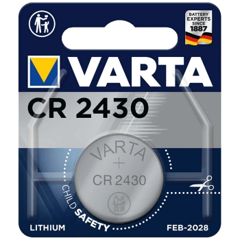 Varta Baterija litijska, CR2430, 3 V, dugmasta, blister 1 kom