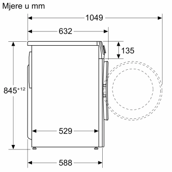Veš mašina Serie 6|,9kg,1200 rpm,A,71 dB,65l, Iron Assist,  AntiStain WGG242Z3BY
