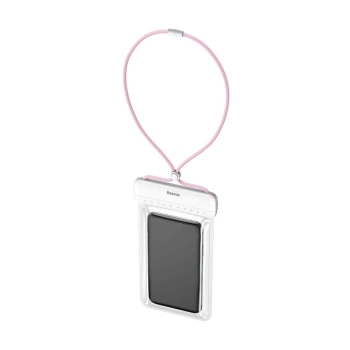 Vodootporna torbica BASEUS IPX8 white pink