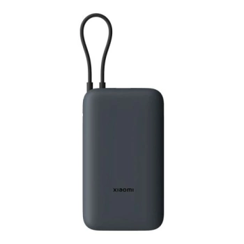 Xiaomi powerbank 20000 mAh 18W integrisani kabl, sivi