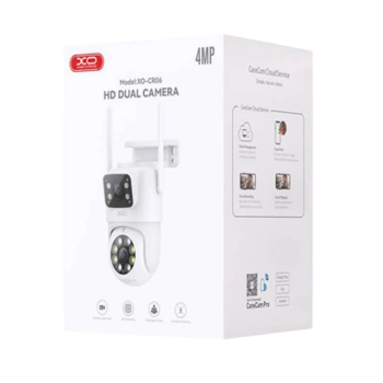 XO CR06 400W Pixel Dual Screen Outdoor Dome Kamera (2.4g Wireless WiFi+BT)