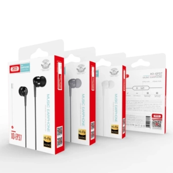 XO In-Ear Slušalice sa mikrofonom EP37 Black