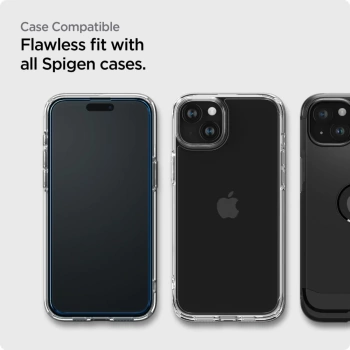 Zaštitno staklo Spigen ALM Glass FC za iPhone 15 / 16 2-pack