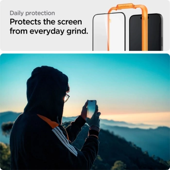 Zaštitno staklo Spigen ALM Glass FC za iPhone 15 / 16 2-pack