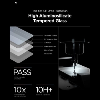 Zaštitno staklo Spigen Glas TR EZ Fit Pro HD za Samsung S26+ 2-pack