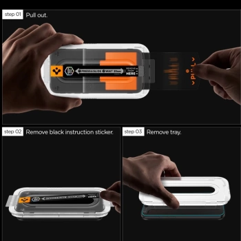 Zaštitno staklo Spigen Glas TR EZ Fit Pro za Samsung S25 FE 2-pack
