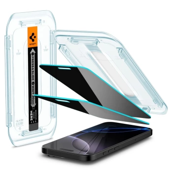 Zaštitno staklo Spigen Glas TR EZ Fit za iPhone 16/17 Pro Max 2-pack Privacy