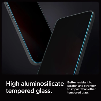 Zaštitno staklo Spigen Glas TR EZ Fit za iPhone 16 Pro/17/17 Pro 2-pack Privacy