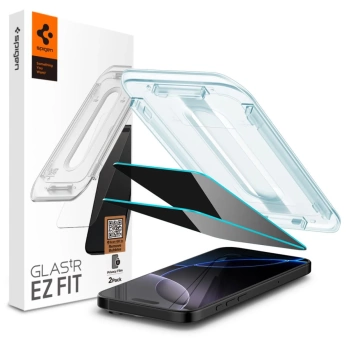 Zaštitno staklo Spigen Glas TR EZ Fit za iPhone 16 Pro/17/17 Pro 2-pack Privacy