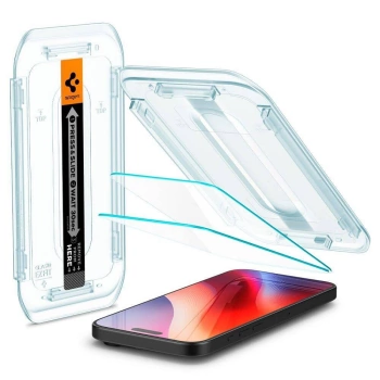 Zaštitno staklo Spigen Glas TR EZ Fit za iPhone 16 Pro/17/17 Pro 2-pack