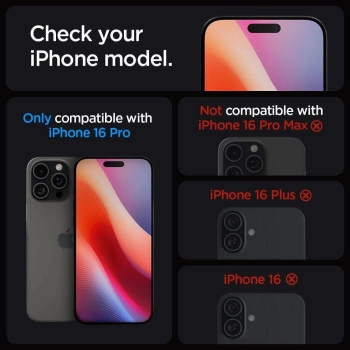 Zaštitno staklo Spigen Glas TR EZ Fit za iPhone 16 Pro/17/17 Pro 2-pack