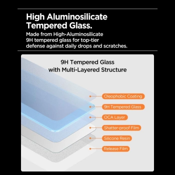 Zaštitno staklo Spigen Glas.tR AlignMaster Slim za iPhone 17 3-pack