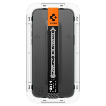 Zaštitno staklo SPIGEN GLAS.TR ”EZ FIT” 2-pack za iPhone 15 Pro Max transparent