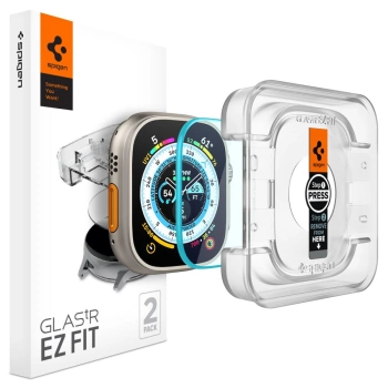Zaštitno staklo Spigen Glas.TR EZ Fit za Apple Watch Ultra/Ultra 2 49mm 2pcs