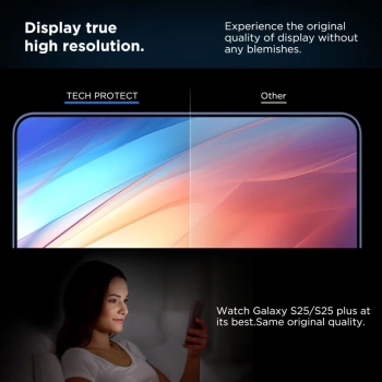 Zaštitno staklo Tech-Protect Glass Quick Set+ Glass za Samsung S25
