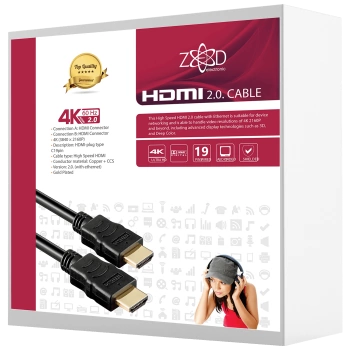 ZED electronic HDMI 2.0 kabl, 4K, dužina 25,0 met. - HDMI-4K/25
