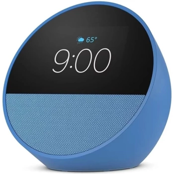 Zvučnik Amazon Echo Spot (2024) Smart Clock + Speaker with Alexa plavi
