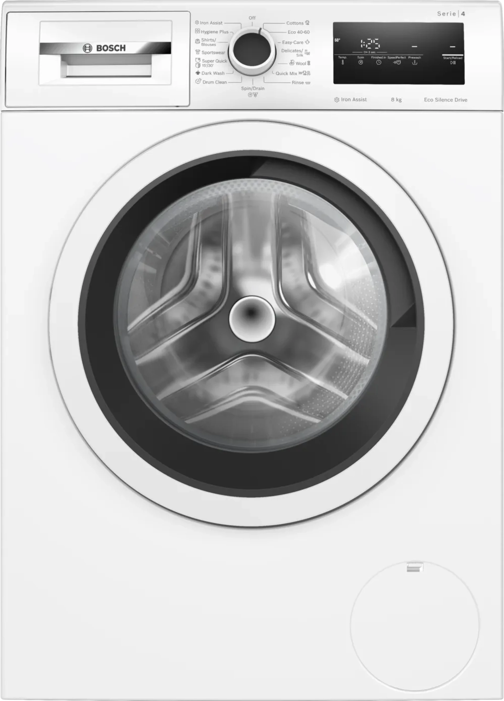 Veš mašina BOSCH, Serie 4|, 8 KG, A,1200 rpm,IronAssist,71dB,65l WAN24170BY