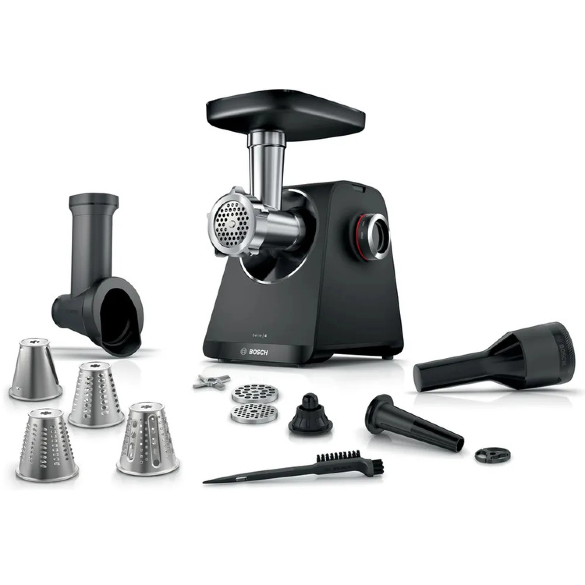 Mašina mljevenje mesa BOSCH, Serie 4| 500W, 2.5 kg/min, Blok motora pri 1900W MFWS440B