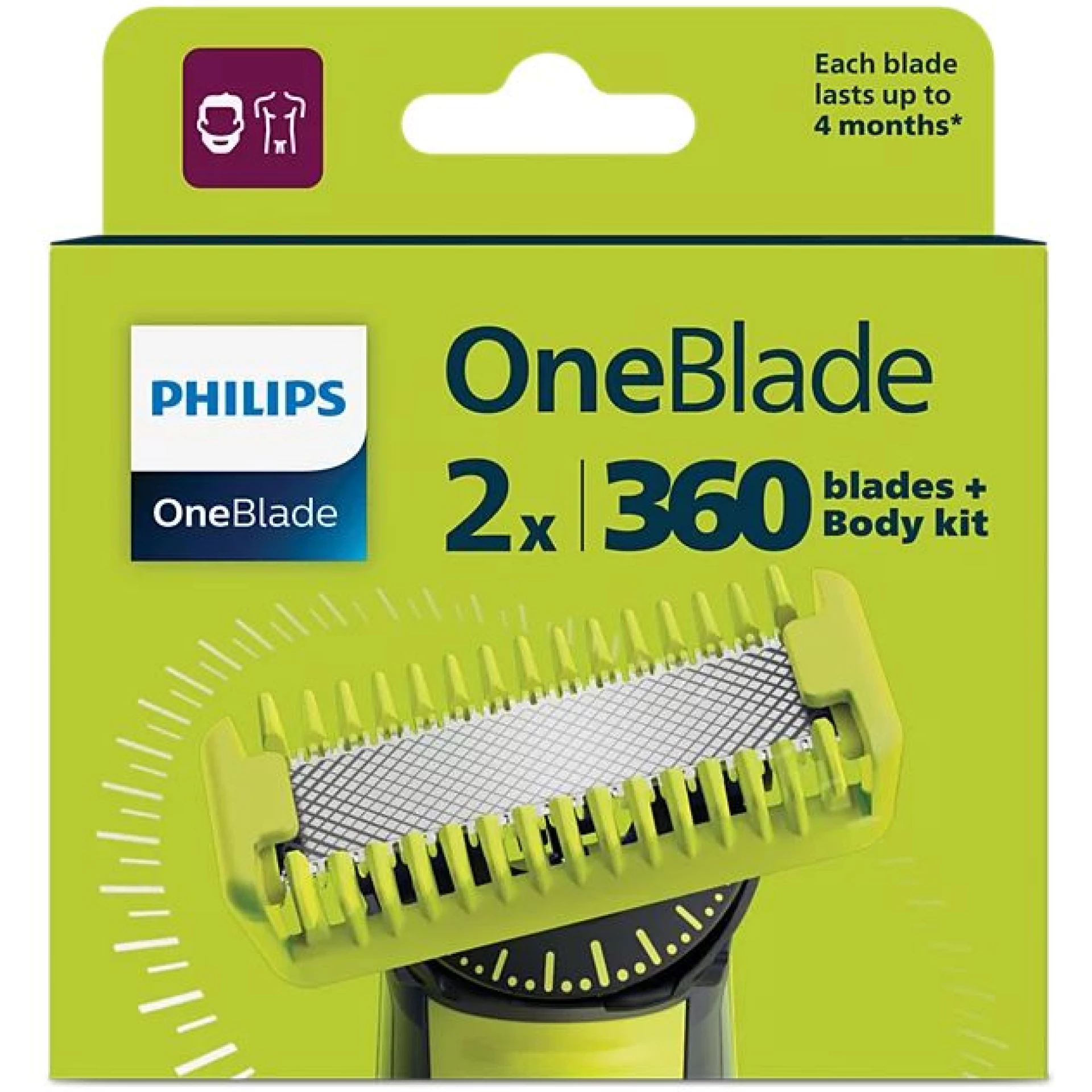 Dodatak za PHILIPS OneBlade Replaceable blades QP624/50