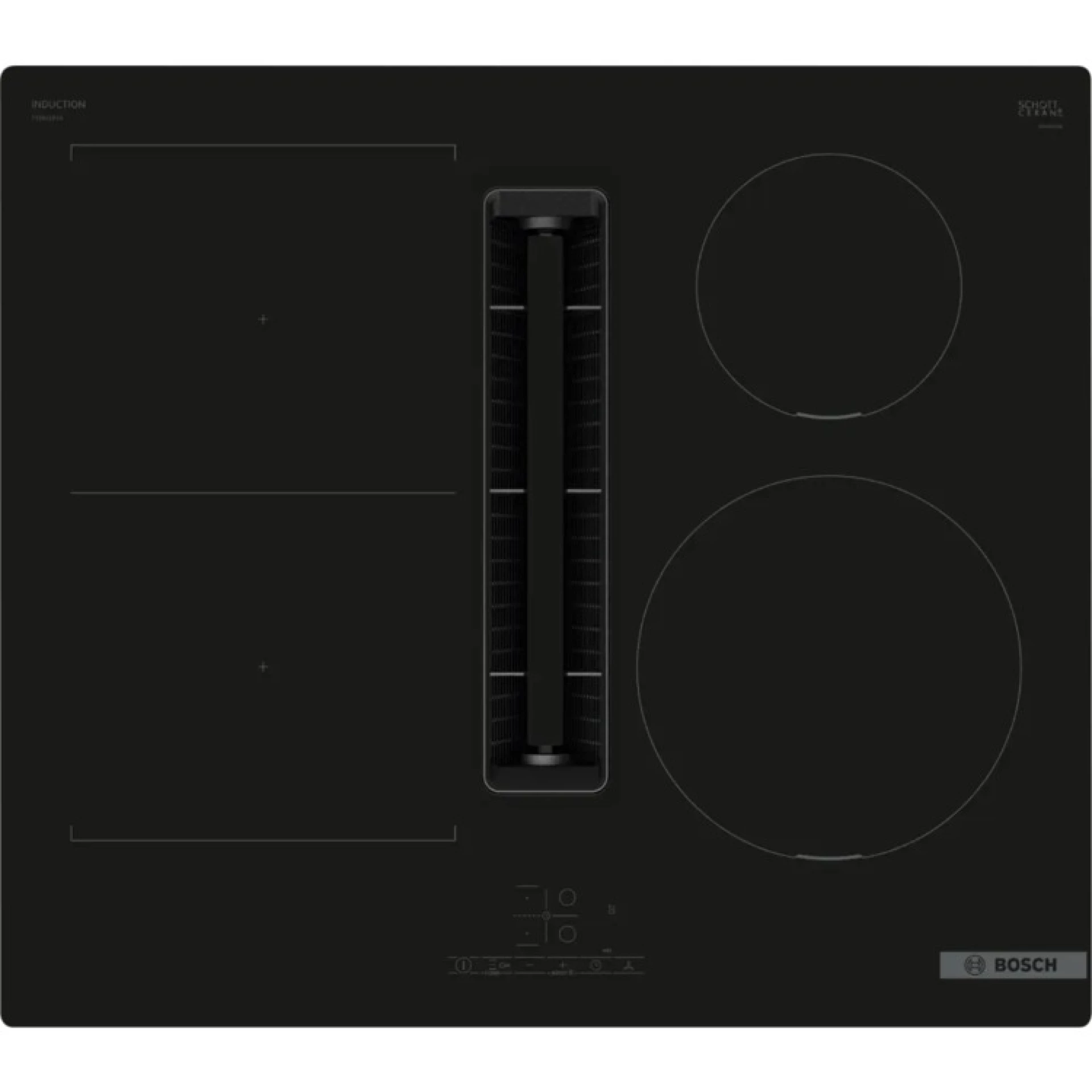 BOSCH indukcijska ploča Serie 6|, DirectSelect,CombiZone,SmartHood, Automatic PVS61RHB1E