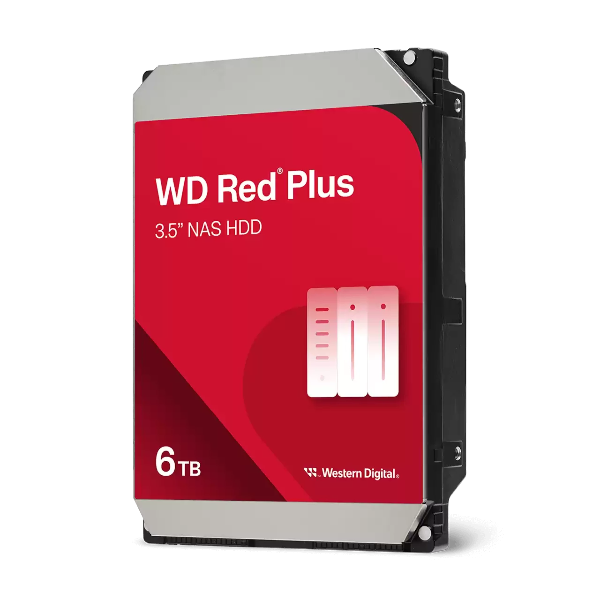 WD HDD 6TB Red Plus5400RPM 256MB