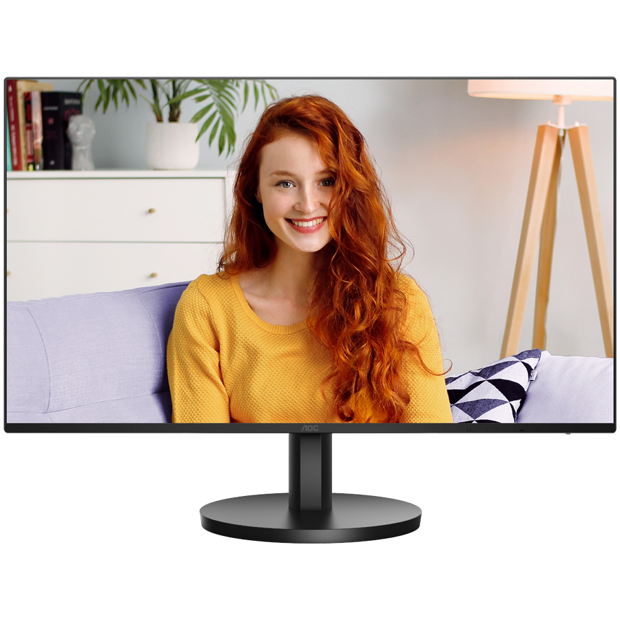 AOC Monitor 27B3HA2 27” IPS, 16:9, 1920x1080, 100Hz, 1ms, 250 cd/m2, 1300:1, VGA, HDMI, DP, VESA, Ultra Narrow, Adaptive Sync, 2 W x 2, Black, VESA 3y
