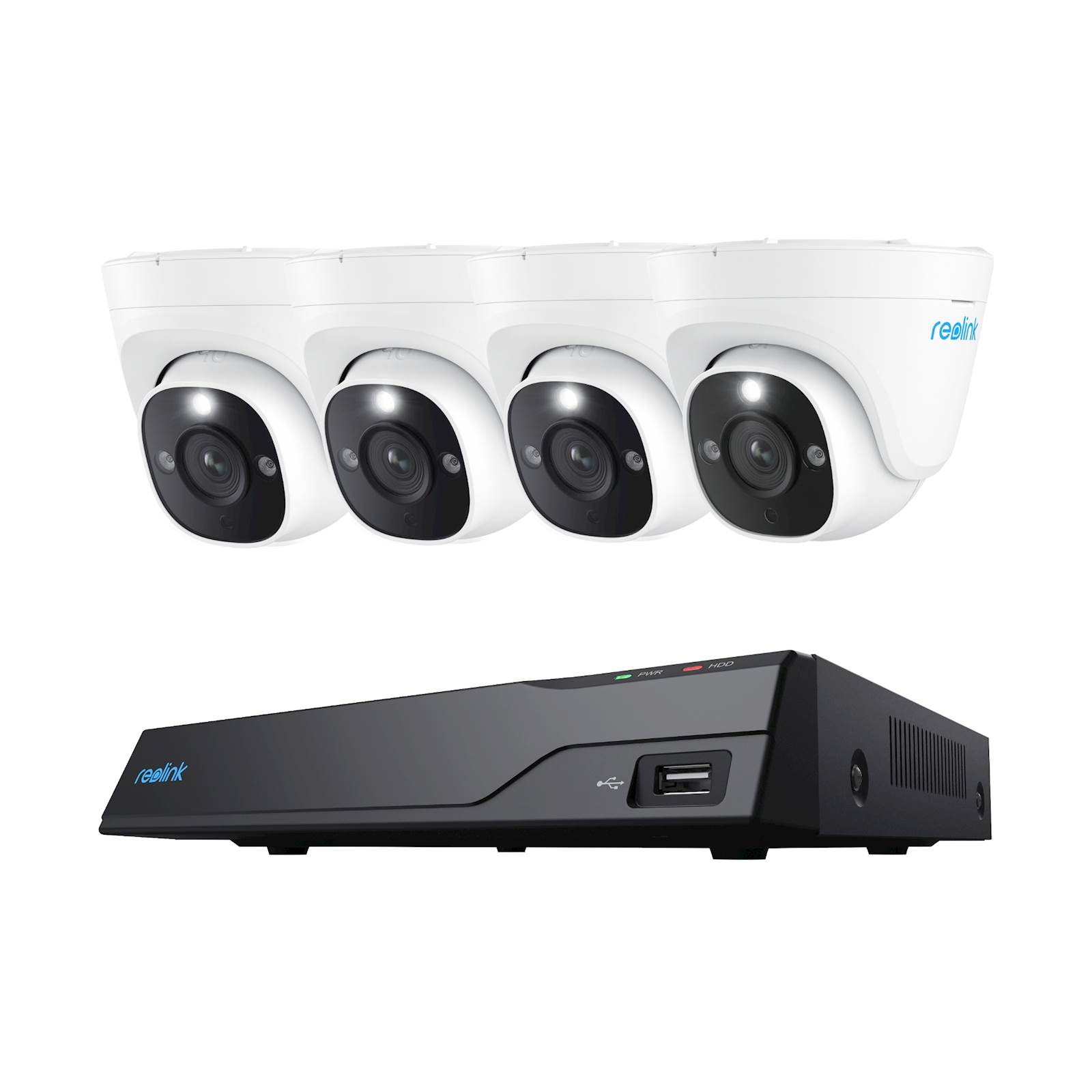 NVR snimač Reolink NVS8-12MD4 4k, 12MP, 8 kanalni NVR, 2TB HDD, 4x POE kamera