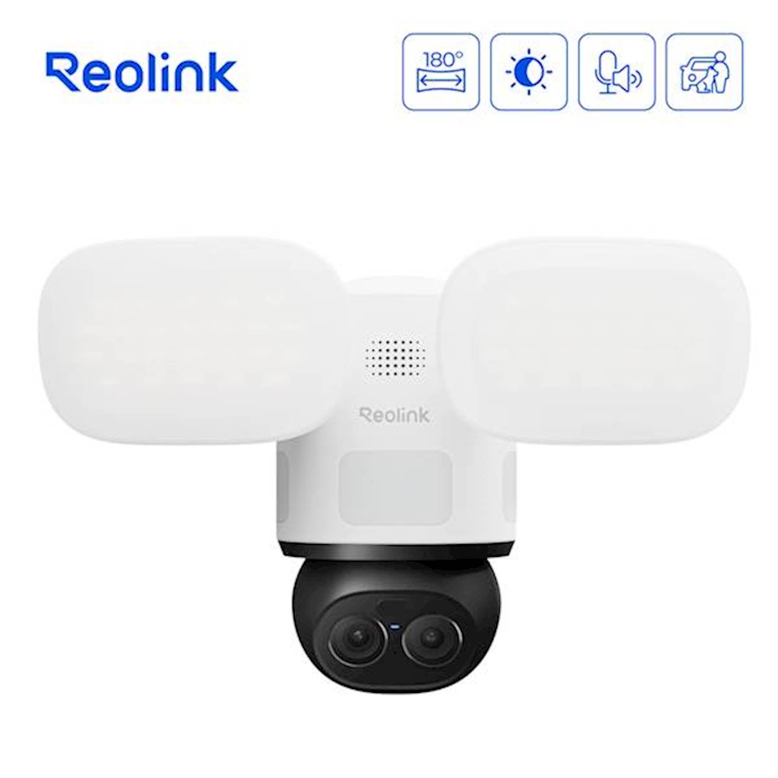 Reolink Ip Kamera TrackFlex Floodlight F850W, 8MP, 4K, 3000 lumena reflektori 30M IR, 6x zoom, Ai