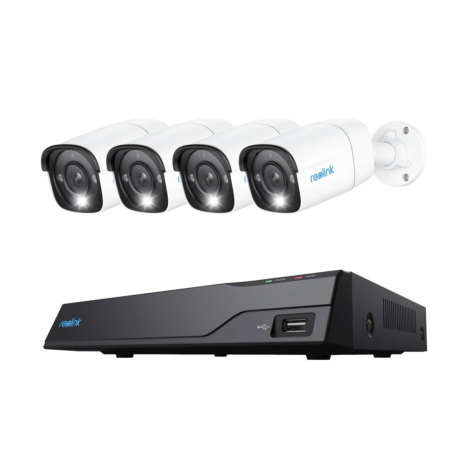 Reolink NVR snimač NVS8-12MB4 4K, 12MP, 8 kanalni NVR, 2TB HDD, 4x kamera POE