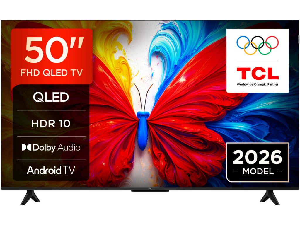 TCL 50"S5L FHD QLED Android TV60Hz, 300 nits